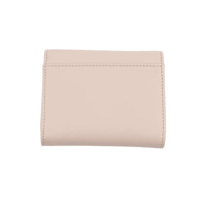 PRADA Triangle Logo Tri-fold Wallet Jasmin Flower1MH043 Leather