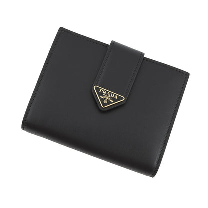 PRADA City Calf Tab Bifold Wallet Black1MV204 2CNP F0002 Leather