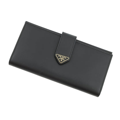 PRADA City Calf Tab Long Wallet Black1MV025 Leather