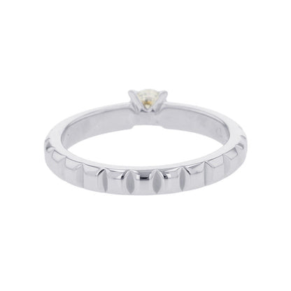 Boucheron Quatre Clou de Paris Solitaire Ring Size 50/#10JSL00097 Pt950