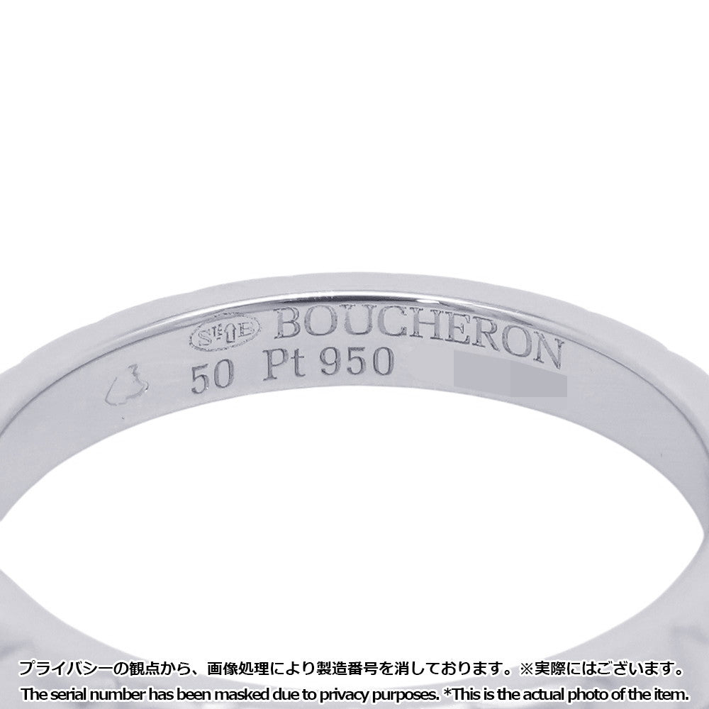 Boucheron Quatre Clou de Paris Solitaire Ring Size 50/#10JSL00097 Pt950