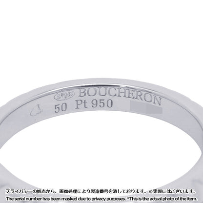 Boucheron Quatre Clou de Paris Solitaire Ring Size 50/#10JSL00097 Pt950