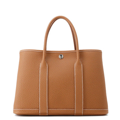 HERMES Garden Party Gold Negonda Leather Size TPM