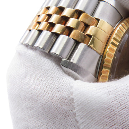 ROLEX Datejust W36mm Stainless Steel 18KYG Champagne Dial16233