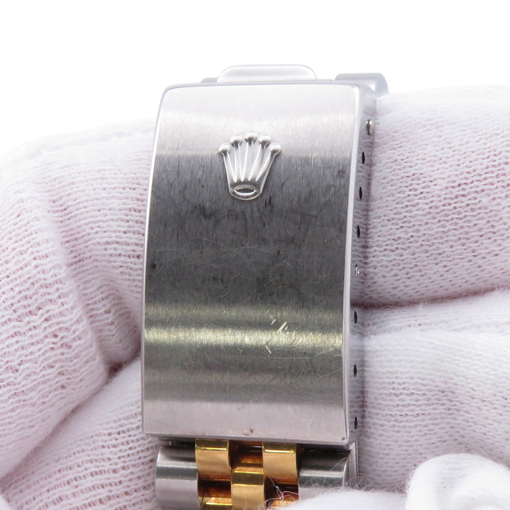ROLEX Datejust W36mm Stainless Steel 18KYG Champagne Dial16233
