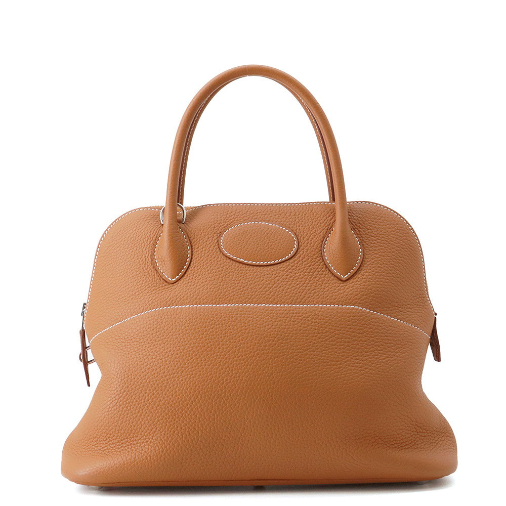 HERMES Bolide Gold Taurillon Clemence Size 31