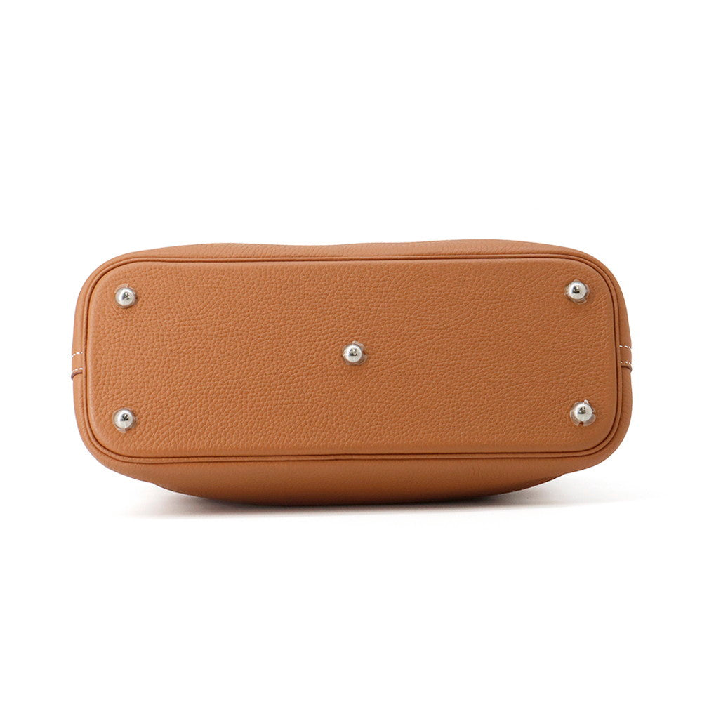 HERMES Bolide Gold Taurillon Clemence Size 31