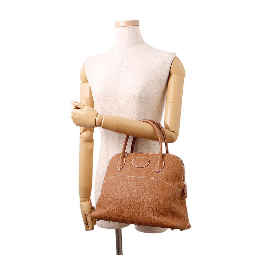 HERMES Bolide Gold Taurillon Clemence Size 31