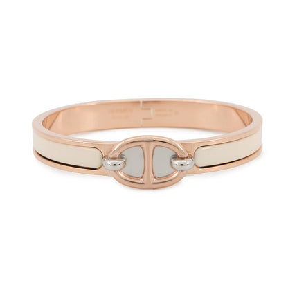 HERMES Mini Clic Chaine d'Ancre Size PM claim Gold Plated Enamel