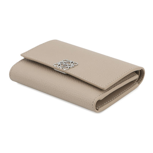 LOEWE Anagram Vertical Wallet ClayC821S33X12 Calf Leather