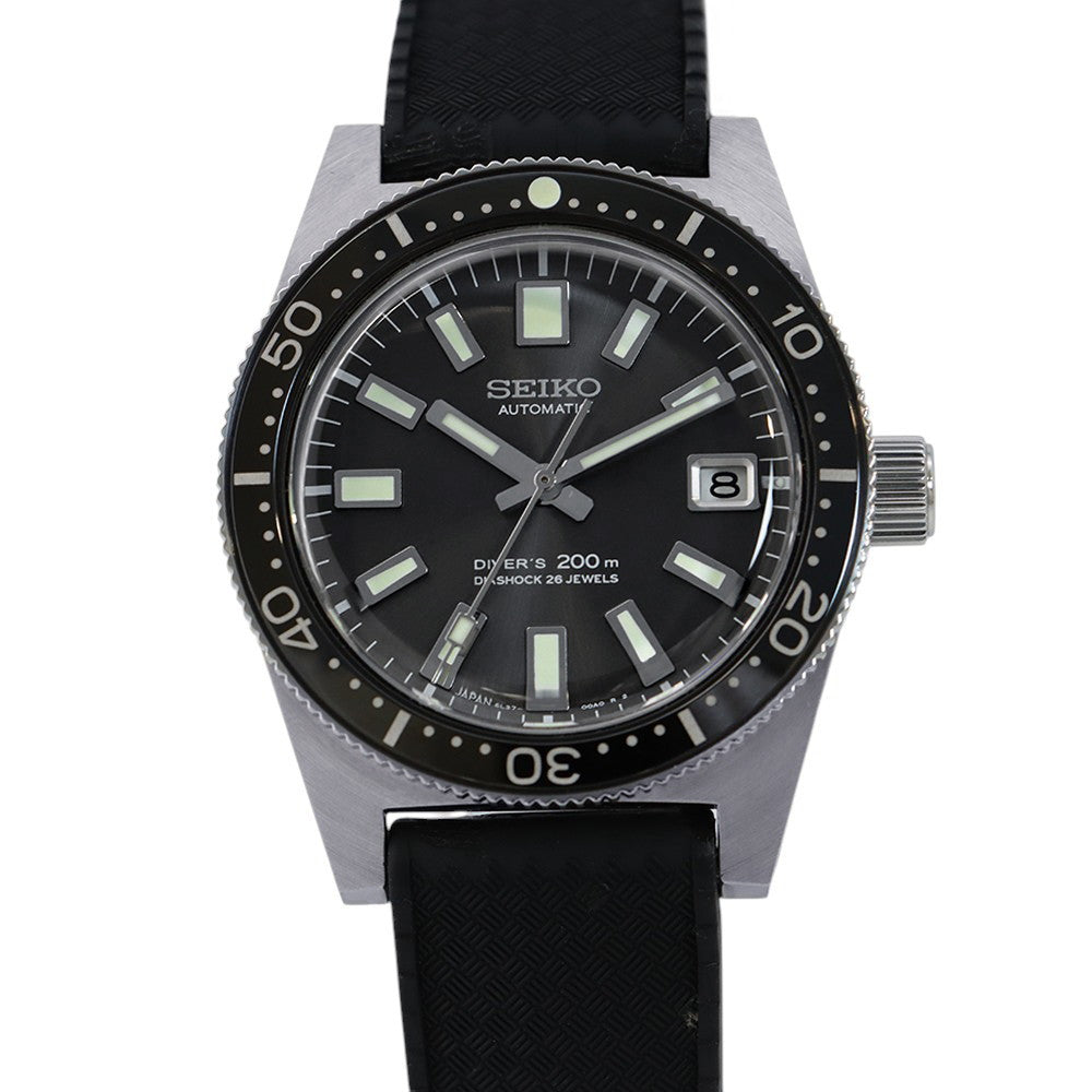 SEIKO Prospex 1965 Mechanical Divers Revival Design Limited Edition W38mm Stainless Steel (DiaShield) Silicone Gray DialSBEN003