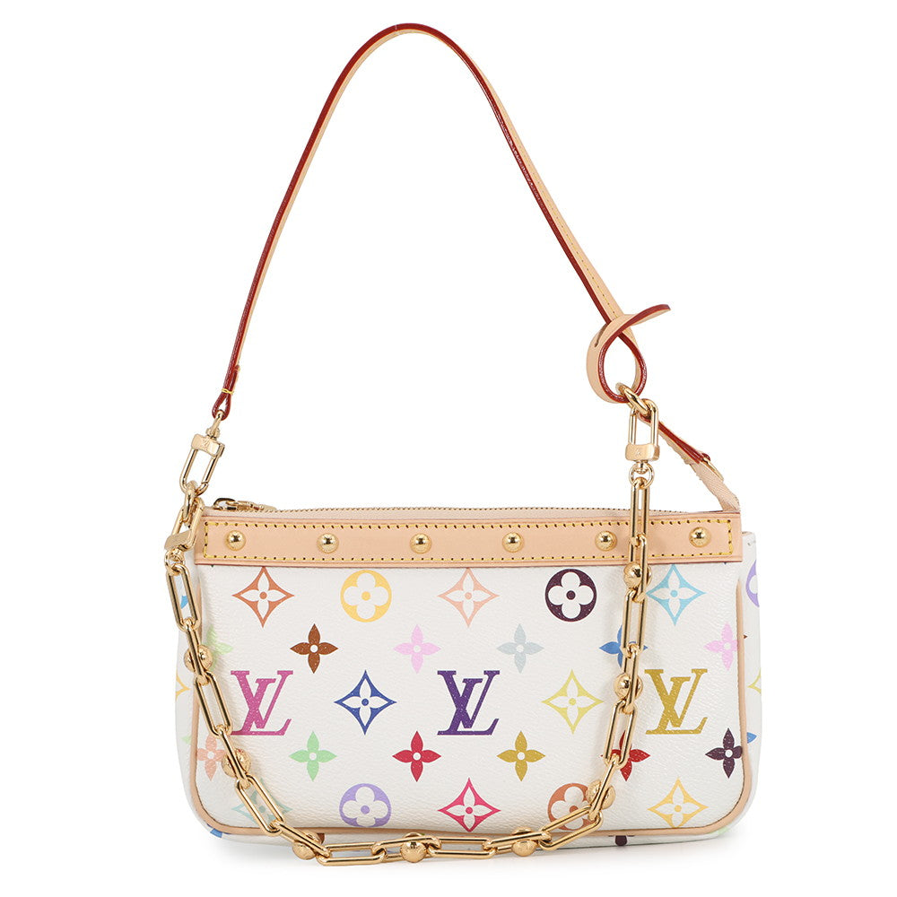 LOUIS VUITTON LVxTM Pochette Accessoires White/MulticolorM13404 Monogram・Multicolor