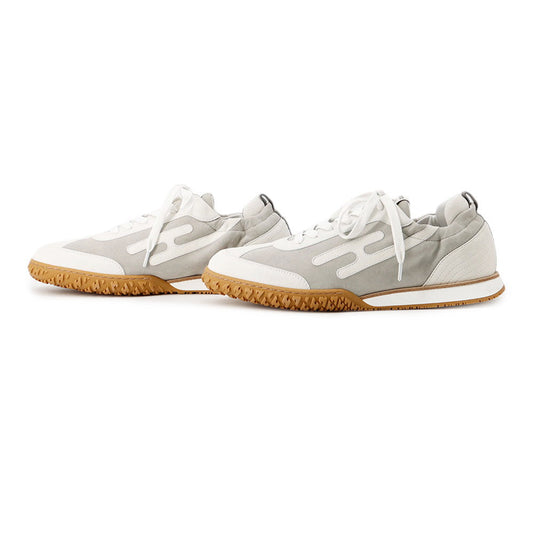 HERMES Sneakers Jet Guri Arctik/BlancH242925ZHNL410 Chevre Leather・Velour Size 41