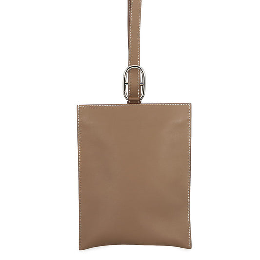 HERMES Portefeuille Poschamp Plus Etoupe Swift Leather