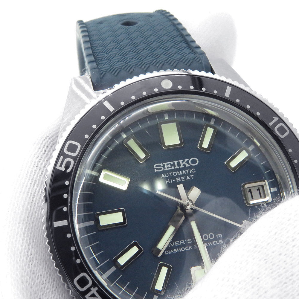 SEIKO SEIKO Diver's Watch 55th Anniversary Limited Collection 1965 Mechanical Diver's Revival Design W39.9mm Stainless Steel Silicon Blue Gray DialSBEX009