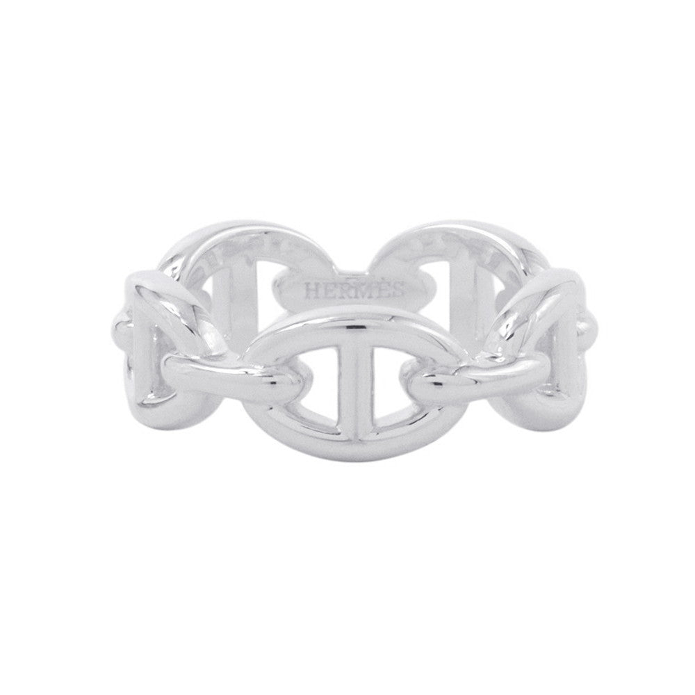 HERMES Chaine d'Ancre Anchene Ring Size PM/54/#14 SV925