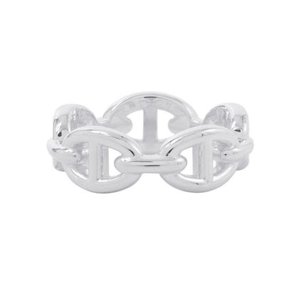 HERMES Chaine d'Ancre Anchene Ring Size PM/54/#14 SV925
