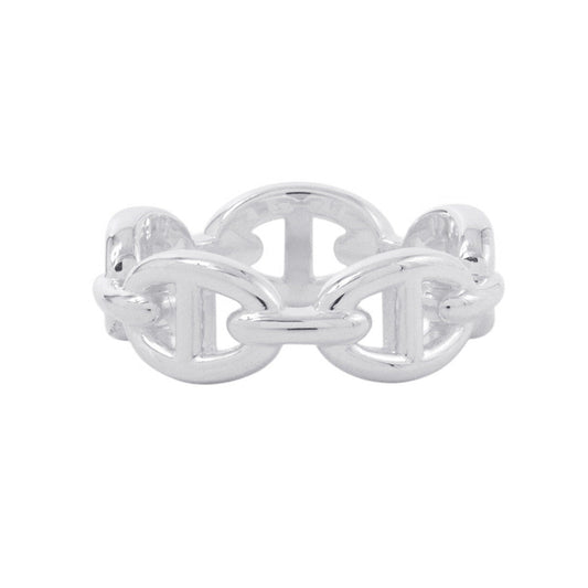 HERMES Chaine d'Ancre Anchene Ring Size PM/54/#14 SV925