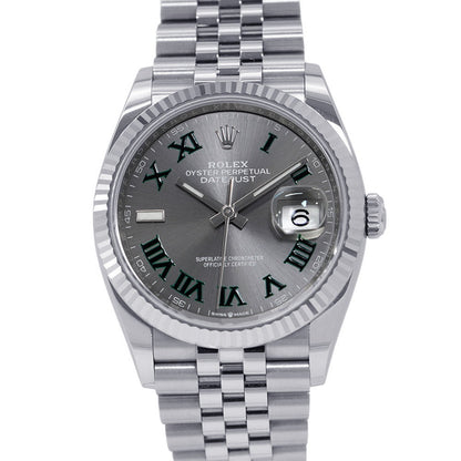 ROLEX Datejust 36 W36mm Stainless Steel K18WG Slate Dial126234