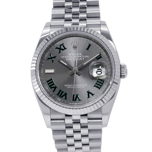 ROLEX Datejust 36 W36mm Stainless Steel K18WG Slate Dial126234