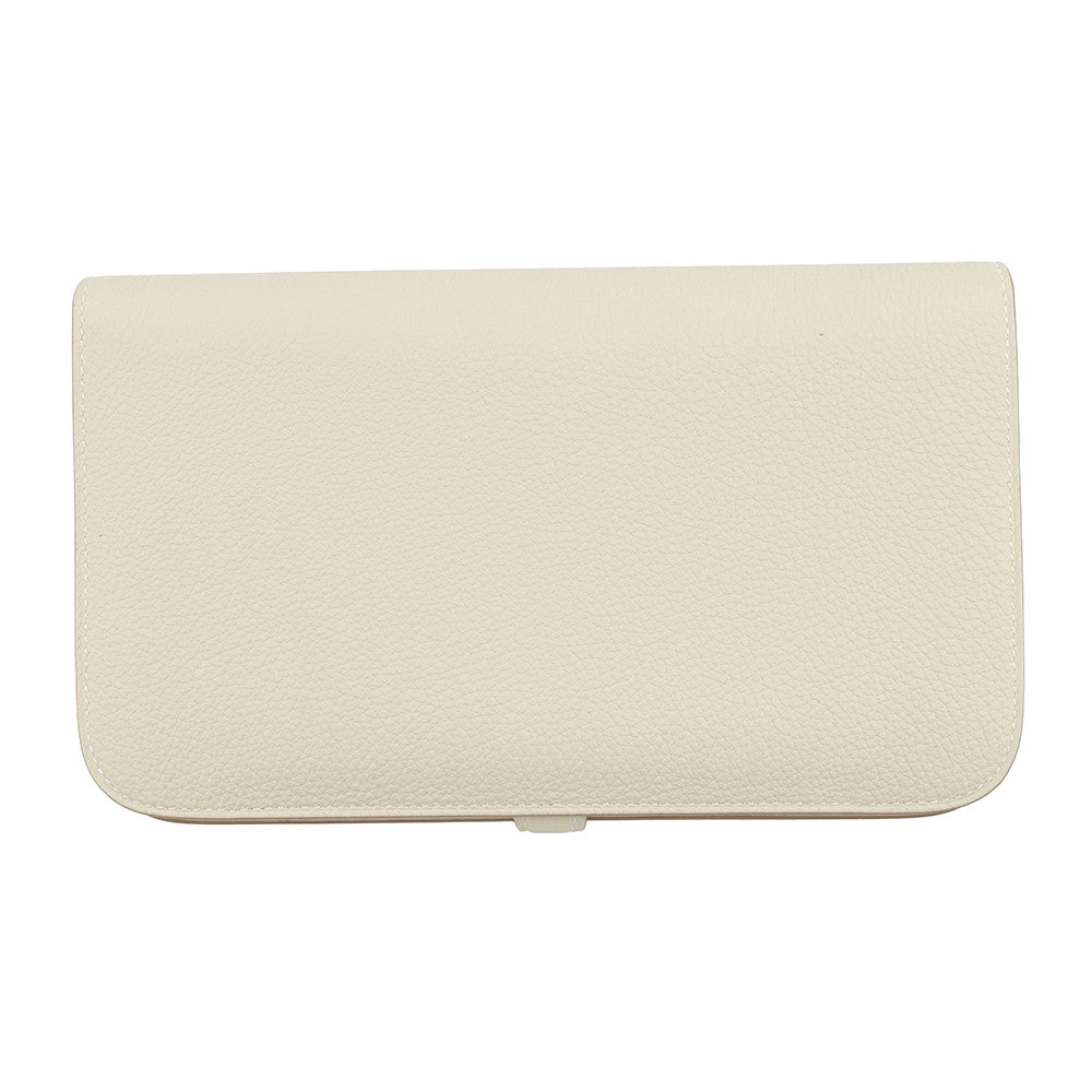HERMES Dogon Duo Craie Togo Leather