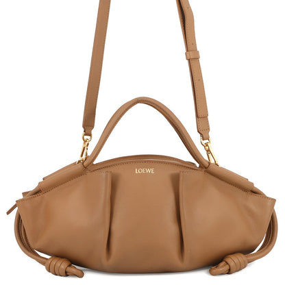 LOEWE Paseo Handbag BrownA709P48X02 Leather Size Small