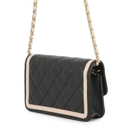 CHANEL Flap Phone Case Black/BeigeAP3559 Lambskin