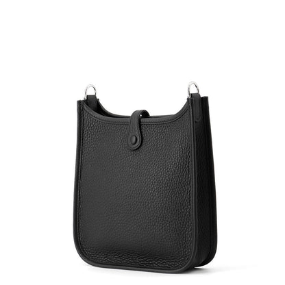 HERMES Evelyne Short Black Taurillon Clemence Size TPM