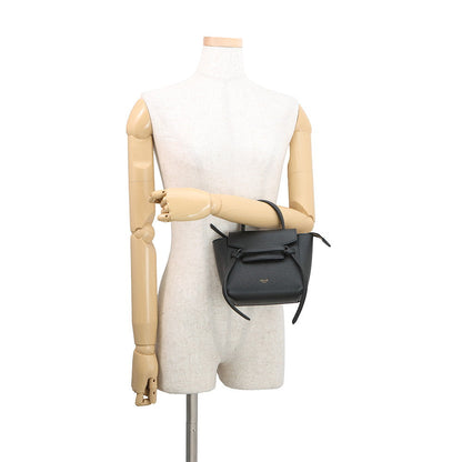 CELINE Belt bag Black194263 Leather Size Pico