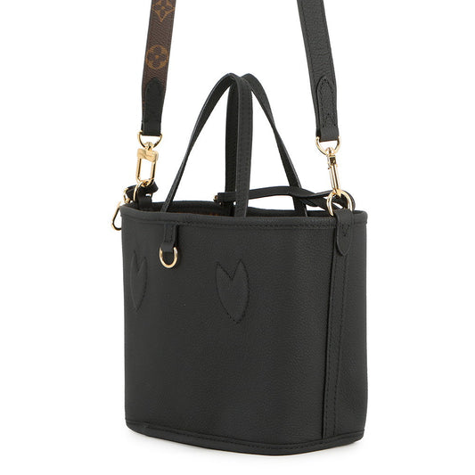 LOUIS VUITTON Neverfull・Inside Out BlackM12099 Monogram Grain Leather Size BB