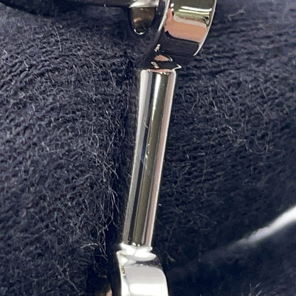 HERMES Bijoux de Bag Charm Black/Granit Metal Box Calf Leather