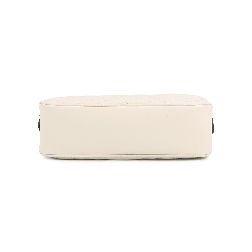 GUCCI GG Marmont ChainShoulder Bag Ivory447632 486628 Leather