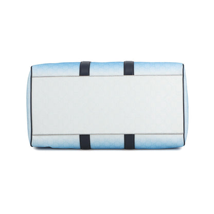 GUCCI Chroma GG Pattern 2-Way Travel Bag Blue Gradation835688 PVC Leather