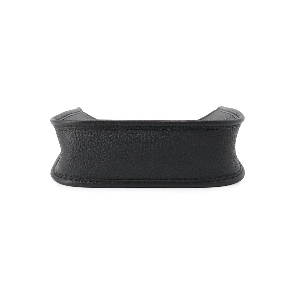 HERMES Evelyne Long Black Taurillon Clemence Size TPM