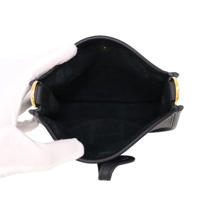 HERMES Evelyne Long Black Taurillon Clemence Size TPM