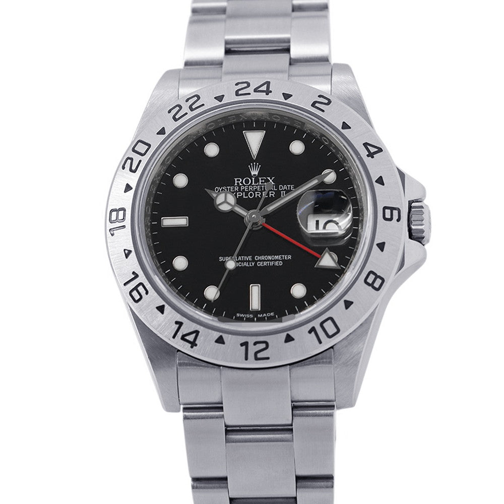 ROLEX Explorer II W40mm Stainless Steel Black Dial16570