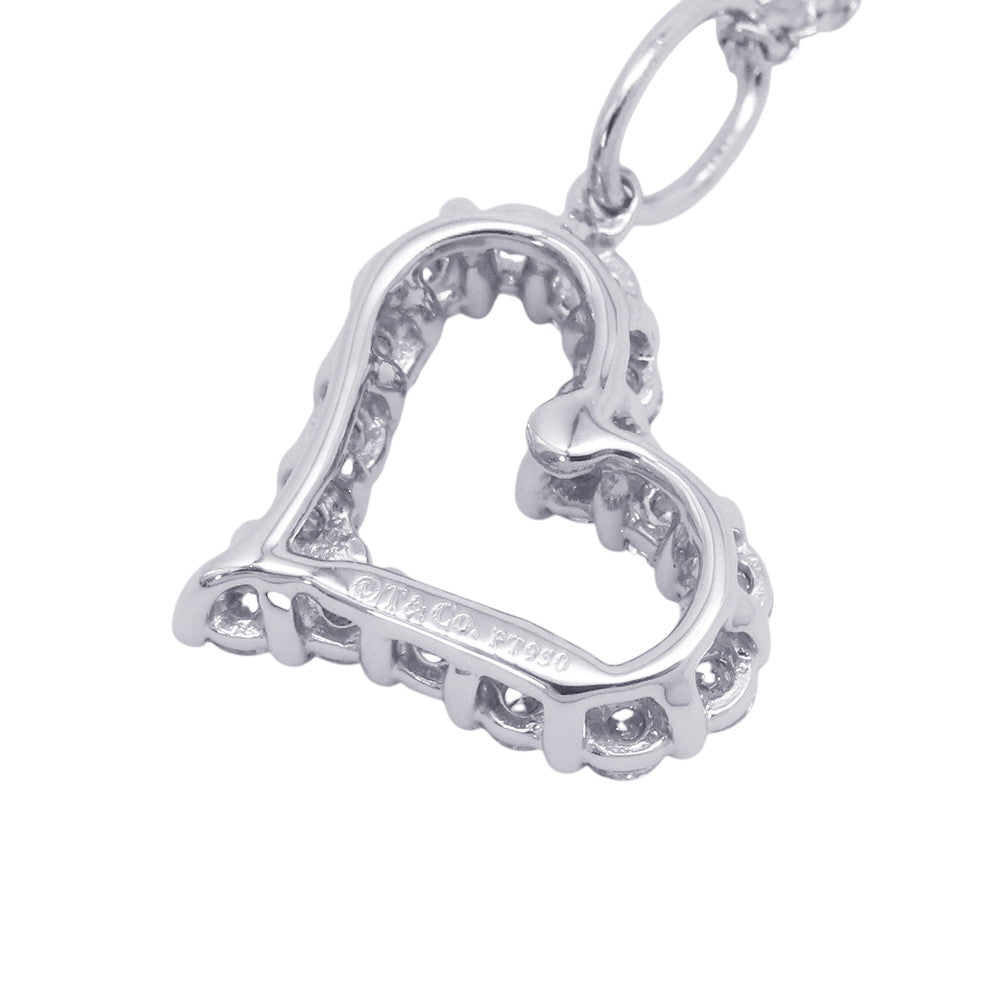 TIFFANY&Co. Sentimental Heart Necklace Pt950