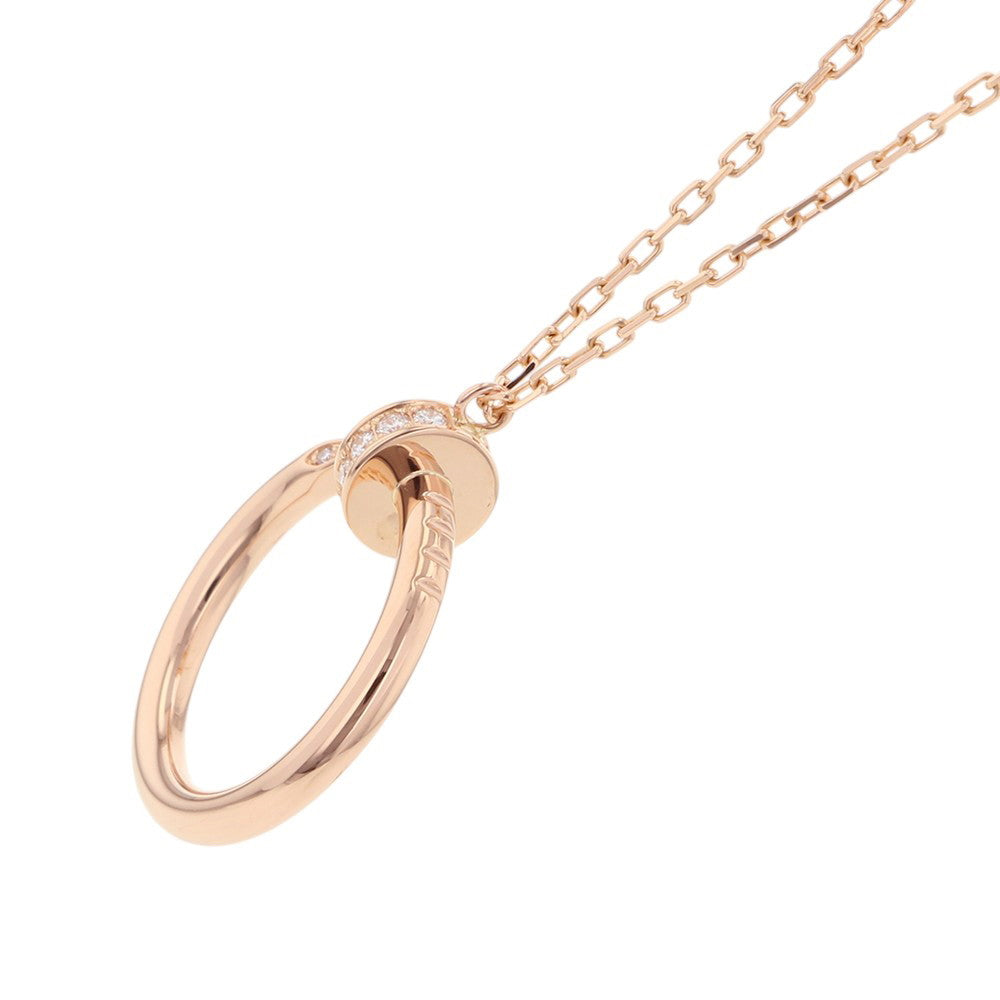 CARTIER Juste Un Clou Necklace DiamondB7224887 18K Pink Gold