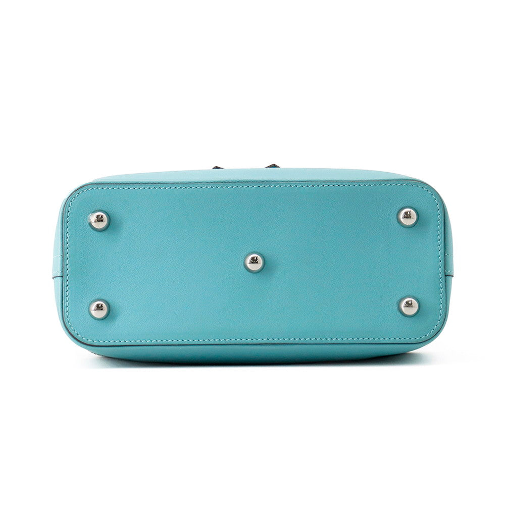 HERMES Bolide Sucre Blue Saint-Cyr Swift Leather