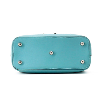 HERMES Bolide Sucre Blue Saint-Cyr Swift Leather