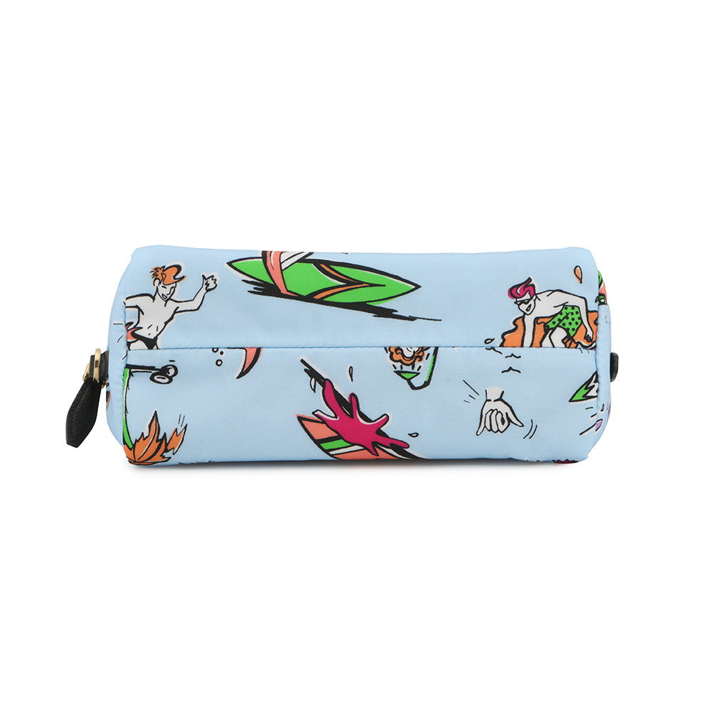 PRADA Re-Nylon Pouch Surfing Pattern Light Blue/Multicolor1NS693_2HAI_F0C9N Nylon