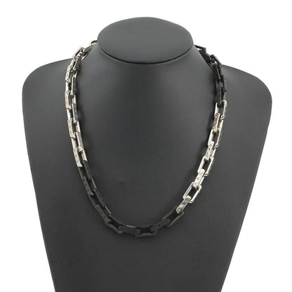 LOUIS VUITTON Necklace・Monogram Chain Black/SilverM00677 Metal