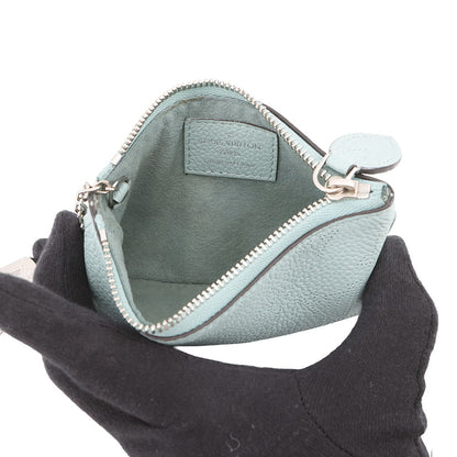 LOUIS VUITTON Pochette Cles Vert LagoonM80696 Monogram Mahina