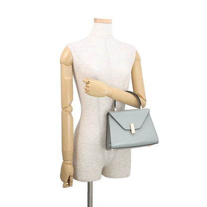 Valextra Valextra Iside 2way Bag Gray Leather Size Mini