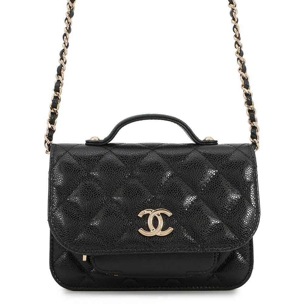 CHANEL Business Affinity Chain Wallet BlackAP2914-B05052-94305 Caviar Leather