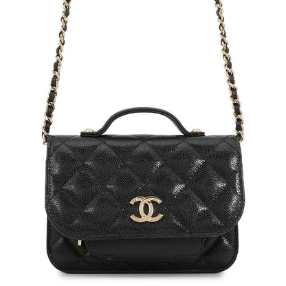 CHANEL Business Affinity Chain Wallet BlackAP2914-B05052-94305 Caviar Leather