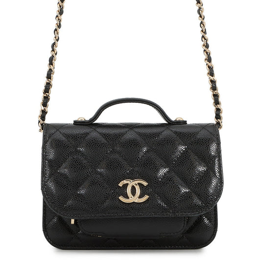 CHANEL Business Affinity Chain Wallet BlackAP2914-B05052-94305 Caviar Leather