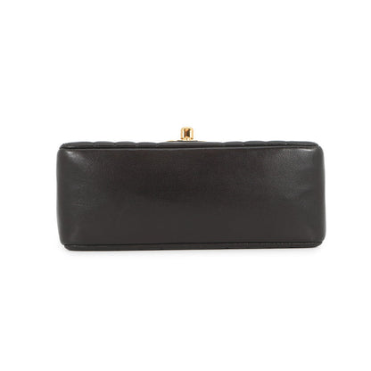 CHANEL Mademoiselle ChainShoulder Black Lambskin Size Mini