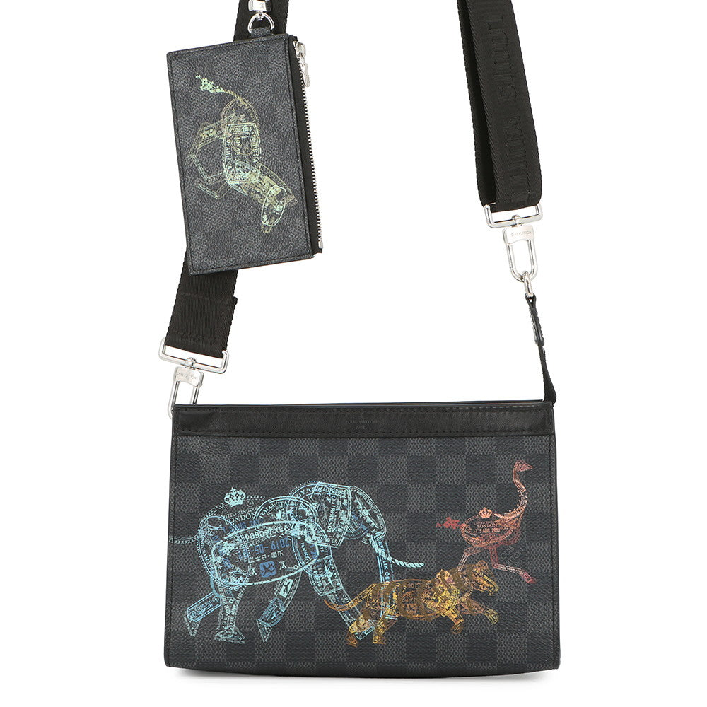LOUIS VUITTON Gaston Wearable Wallet NoirN64608 Damier Graphite