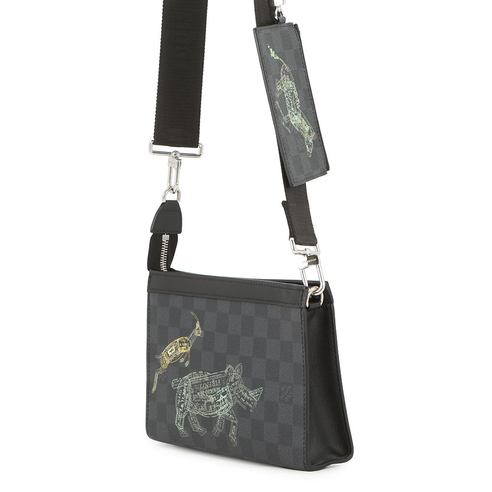LOUIS VUITTON Gaston Wearable Wallet NoirN64608 Damier Graphite